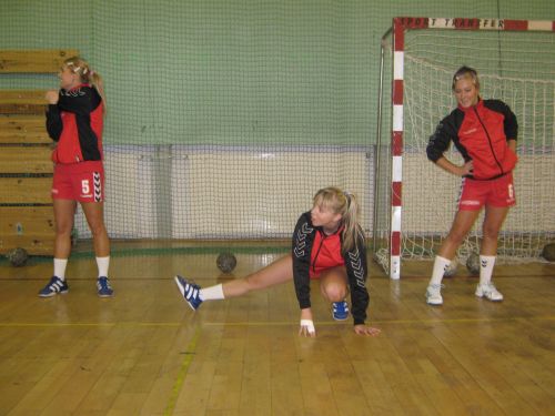 rozgrzewka przed meczem
